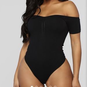 Fashion Nova Off Shoulder Body Suit